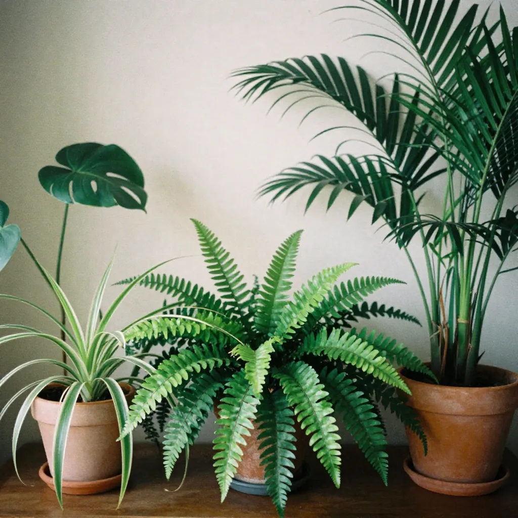 Bamboo palm in natural setting